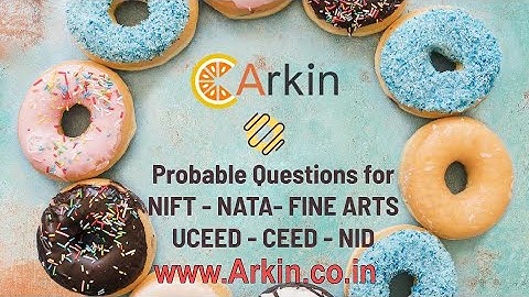 Creative Questions for UCEED - NID - NIFT - NATA - CEED - BANK PO - UPSC - SSC - Railway - LIC - GIC