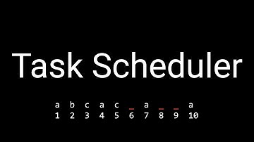 Coding Interview Problem - Task Scheduler