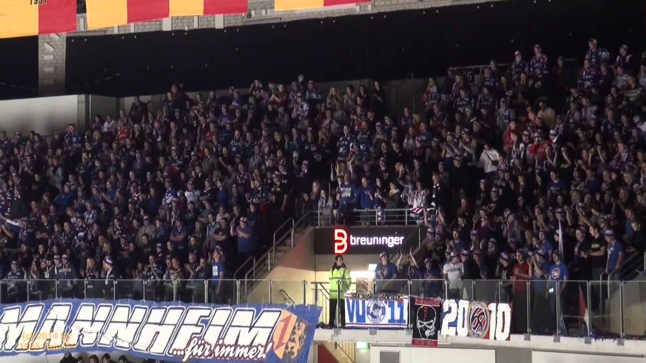 Stimmung Adler Mannheim-Fans im ISS Dome (30.11.2014)