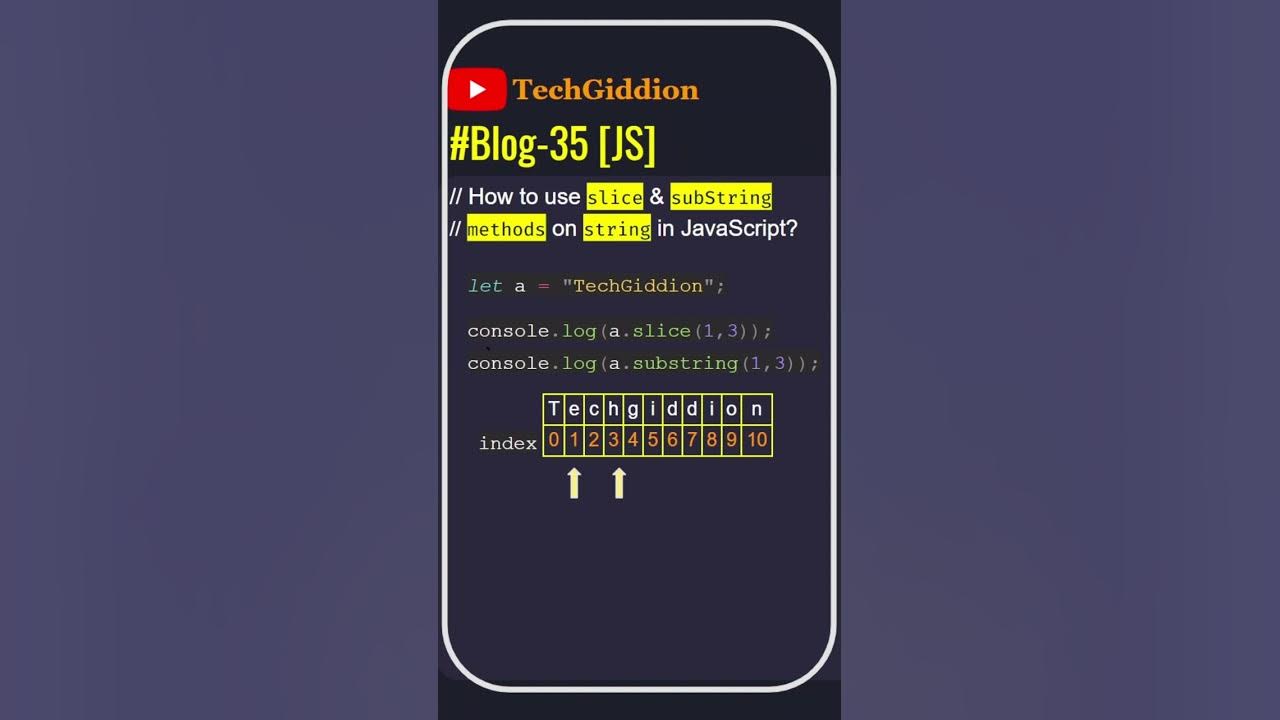  blog 35 js how to use slice and substring methods on string in
