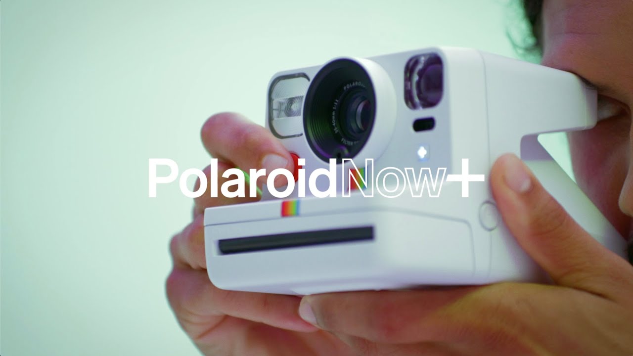 CAMARA INSTANTANEA POLAROID NOW+ 2º GENERACION WHITE I-TYPE / ION-LITIO /  94mmX112.2mmX150.2mm / 5 FILTROS ADICIONALES / BLU