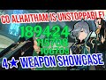 C0 alhaitham is unstoppable 4 weapon showcase genshin impact