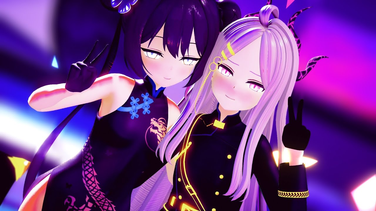 【ブルアカMMD】キサヒナでGLIDE【竜華キサキ/空崎ヒナ】