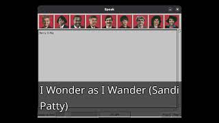 Watch Sandi Patty I Wonder As I Wander video
