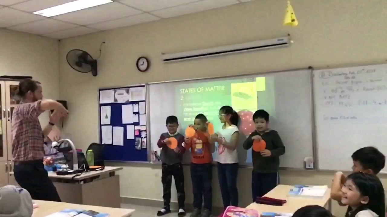 Mark O'Malley teaching Phases of Matter