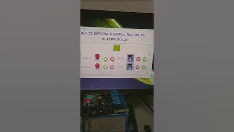Control Esp 32 with Haiwell Scada Runtime PC connect MQTT #esp32 #haiwellscada #mqtt #haiwell