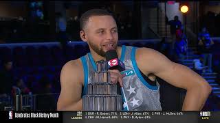 Stephen Curry Full Postgame Interview | Inside the All-Star Game