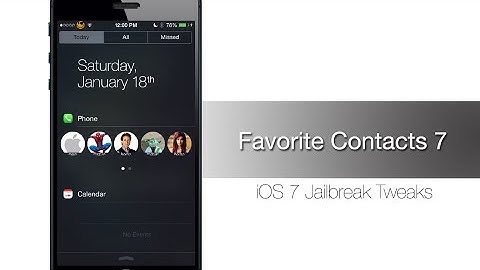 Favorite Contacts 7 - iOS 7 Jailbreak Tweak: Hands-on - iPhone Hacks