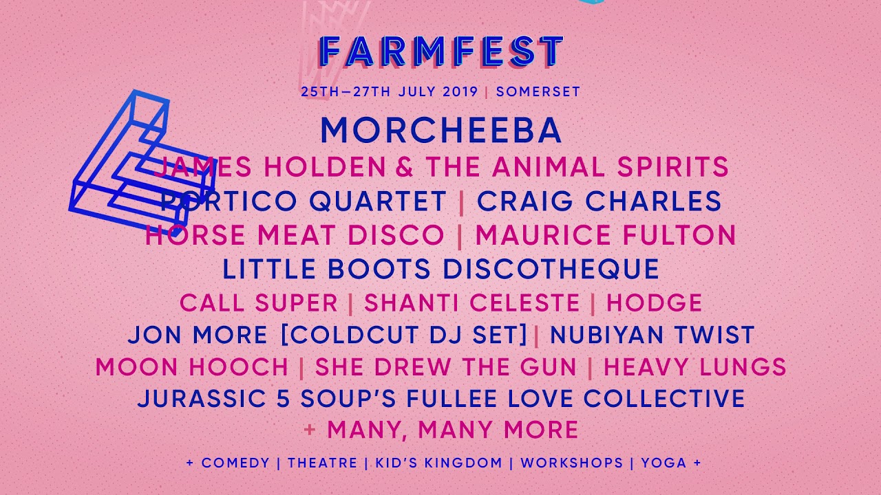 FARMFEST 2019 LINEUP Banner