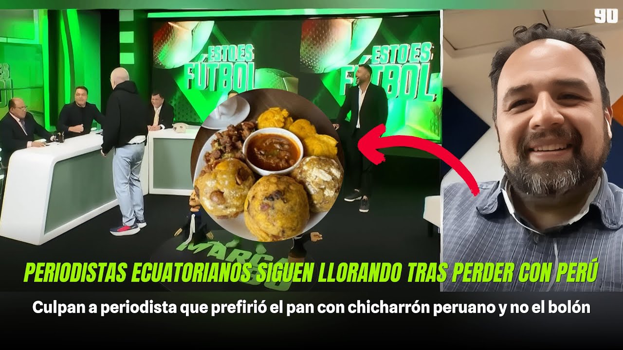 PERIODISTAS ECUATORIANOS Siguen llorando tras perder contra Perú en el mundial de desayunos de IBAI