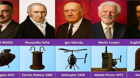 Famous Scientists and Their inventions | Inventors And Their inventions