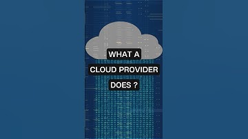 What a Cloud Provider Does ? #devops #cloudcomputing