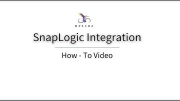 How to Integrate SnapLogic | Opsera