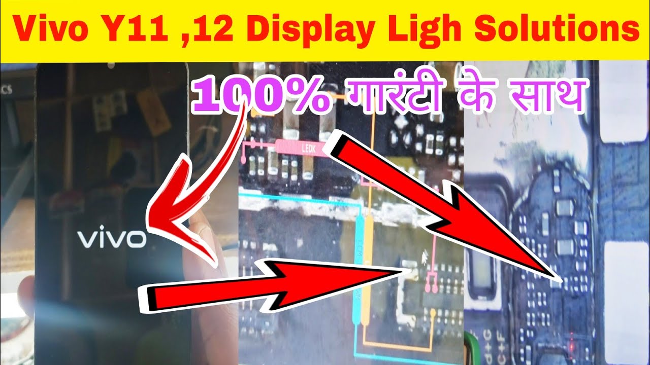 Vivo Y11 ,12 Display Light Solutions | 100%Working #ssmobilesolutions ...