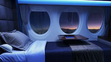 Sleep in Luxury Aboard Your Private Jet | Airplane White Noise for Sleeping