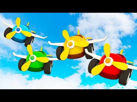 🛻✈️ Мультики про машинки и САМОЛЕТЫ 🔴 Машины помощники ОНЛАЙН