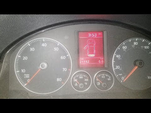 How To Fix VW Rabbit Golf GTI Passat Jetta Door Open Actuator Not Illuminating On Dash