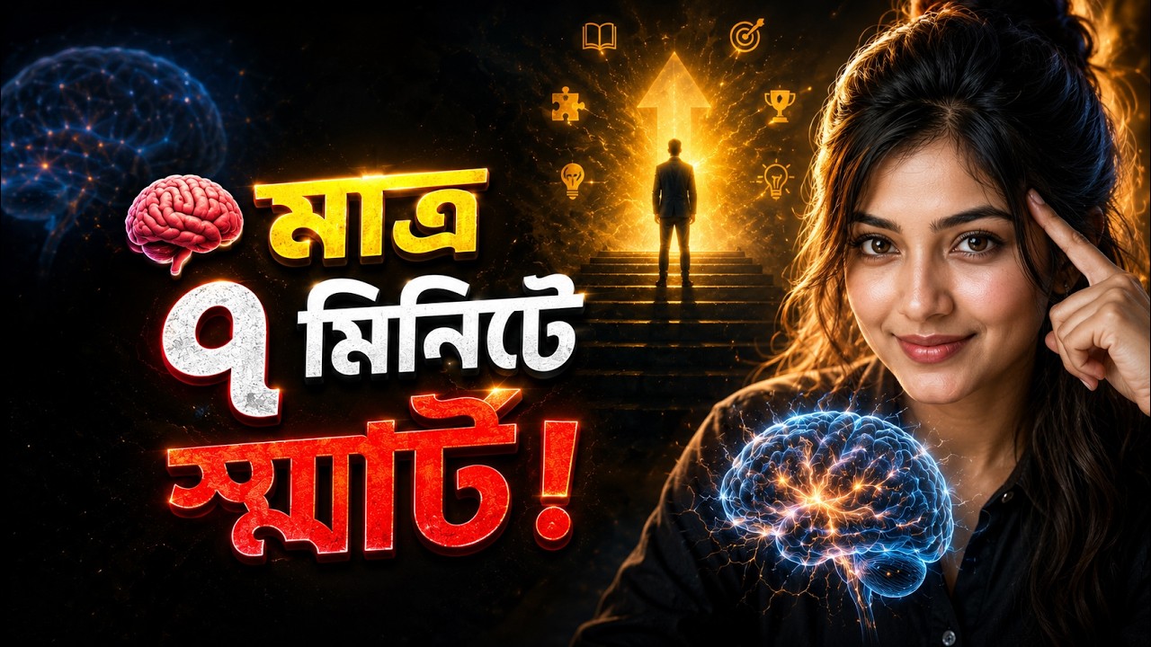 মাত্র ৭ মিনিটে স্মার্ট! ব্রেন হবে সুপারফাস্ট! | Become … — Transcript