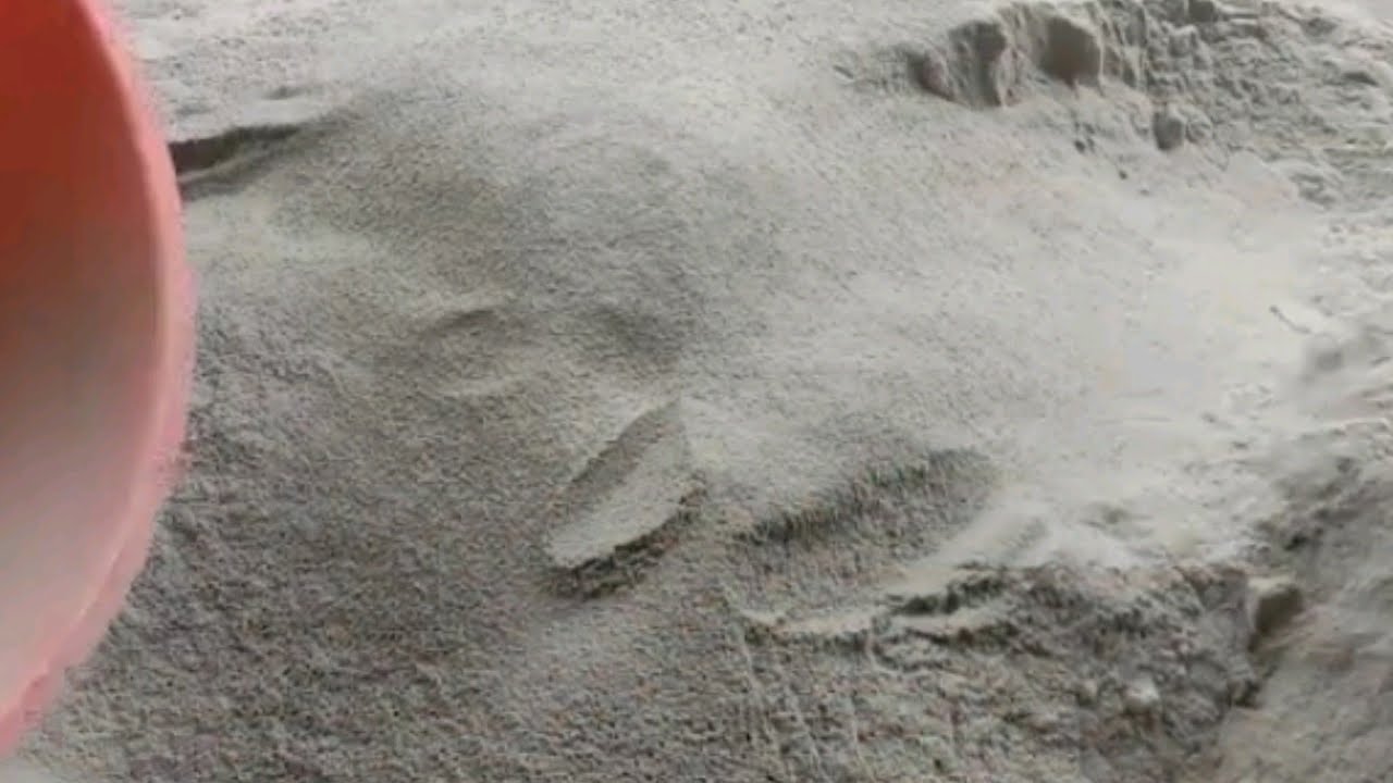 Pure Sand Cement ASMR - Earthy Relaxing Sound Remix and Speedy version - Dusty Sand