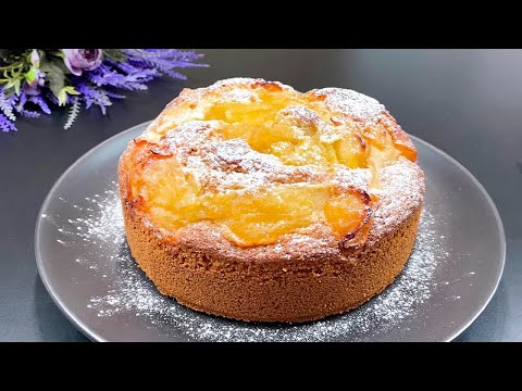 Kuchen in 5 Minuten! Sie werden diesen Kuchen jeden Tag backen. Apfelkuchen. | lecker mit Ann