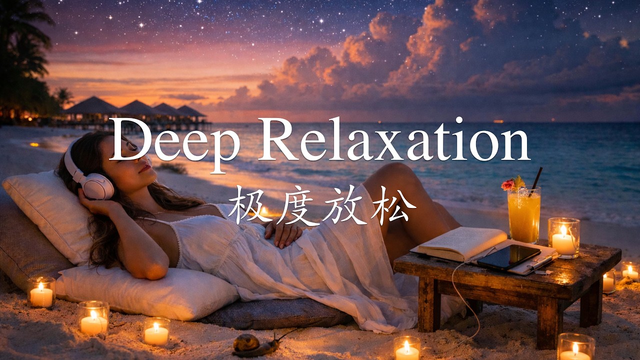1 Hour Healing Ocean Meditation | Deep Relaxation & Sleep [No Ads]🌊 彻底清空大脑 | 极度放松