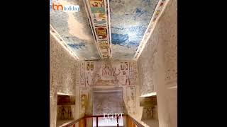 Hrobka Krále Ramsese Iv Údolí Králů V Luxoru