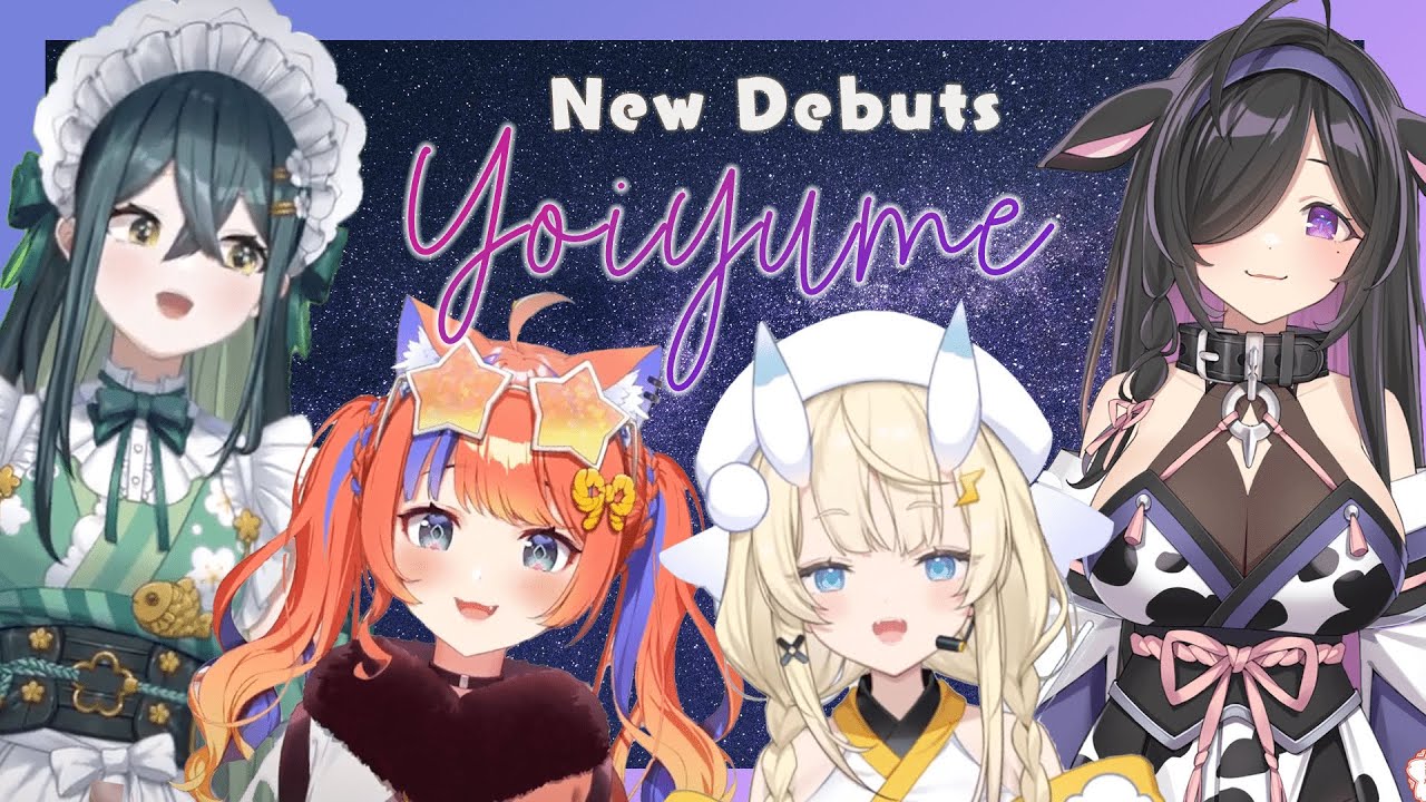 Mikaru, Shino, Nonoha, Miku Debut Highlights [Nijisanji Yoiyume Eng Sub]