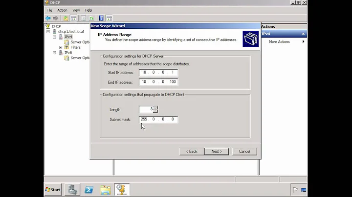 DHCP for Windows Server 2008