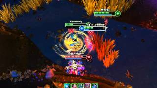 League of Legends shenanigans: Vayne's Condemn + Warwick's Ult=