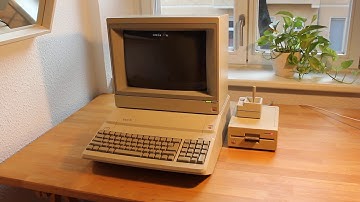 Apple IIe Platinum, from power-on into ADT-Pro