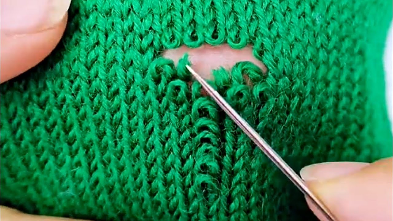 Easiest Way to Repair Holes in Knitted Sweaters at Home Without Leaving ...