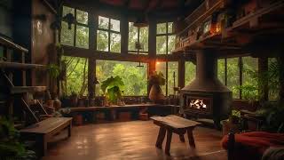 Cozy Treehouse   Tropical Rainforest Ambience   Nature Sounds for Sleep 10 Hours