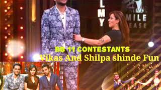Entertainment ki raat ,Shilpa shinde and Vikas Gupta Fun, Arshi khan , Puneesh Sharma