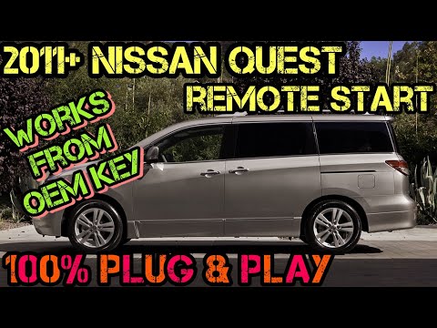 2011+ Nissan Quest 100% Plug & Play Remote Start Kit - FULL INSTALL VIDEO