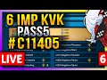 6 Imperium KVK: Pass5 Opening 🔥 LIVE! 🔴 C11405 1412 1875 1647 1892 1823 1606 #6