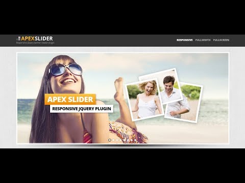 Image Slider jQuery Plugin || Apex Slider Responsive jQuery Plugin