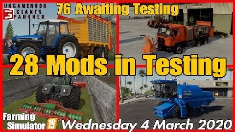 ITS BACK Mods in Testing Giants mods Forum farming simulator 19