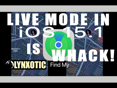 Live Mode in iOS 15.1 Find My app is Whack!