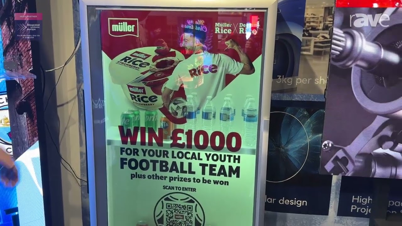 ISE 2026: Swedx UK Demos Transparent Fridge Door for Retail