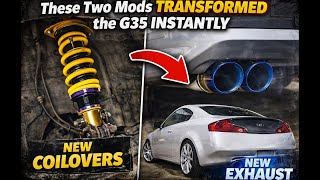 G35 Suspension & Exhaust Upgrade — Night and Day Difference