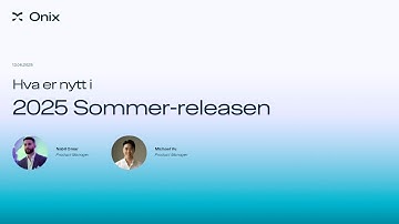 Onix Sommerutgivelse 2025