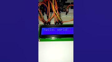 LCD Cursor Blink with Arduino | #arduino | #lcd