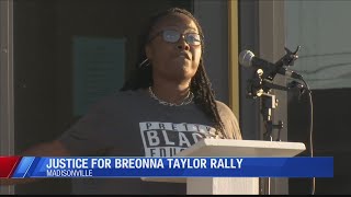 Rally held to protest death of Breonna Taylor