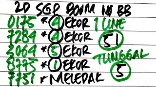 RUMUS JITU SGP KEPALA EKOR HARI INI || PREDIKSI SGP 16 JULI 2025#BOCORAN SGP HARI INI