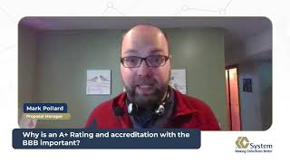 IC System Insights | Mark Pollard - Why is an A+ rating and accreditation with the BBB important?