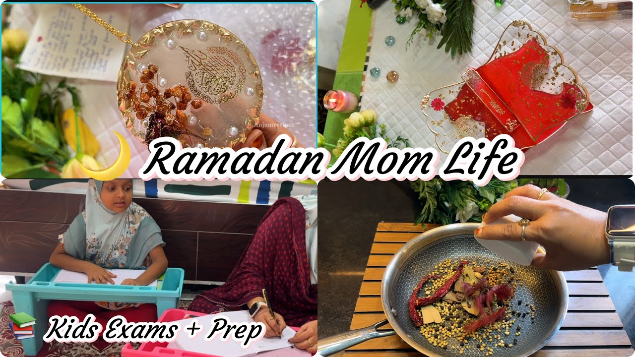 A Day in My Life | How I Manage Ramadan During Kids Exams 🌙📚