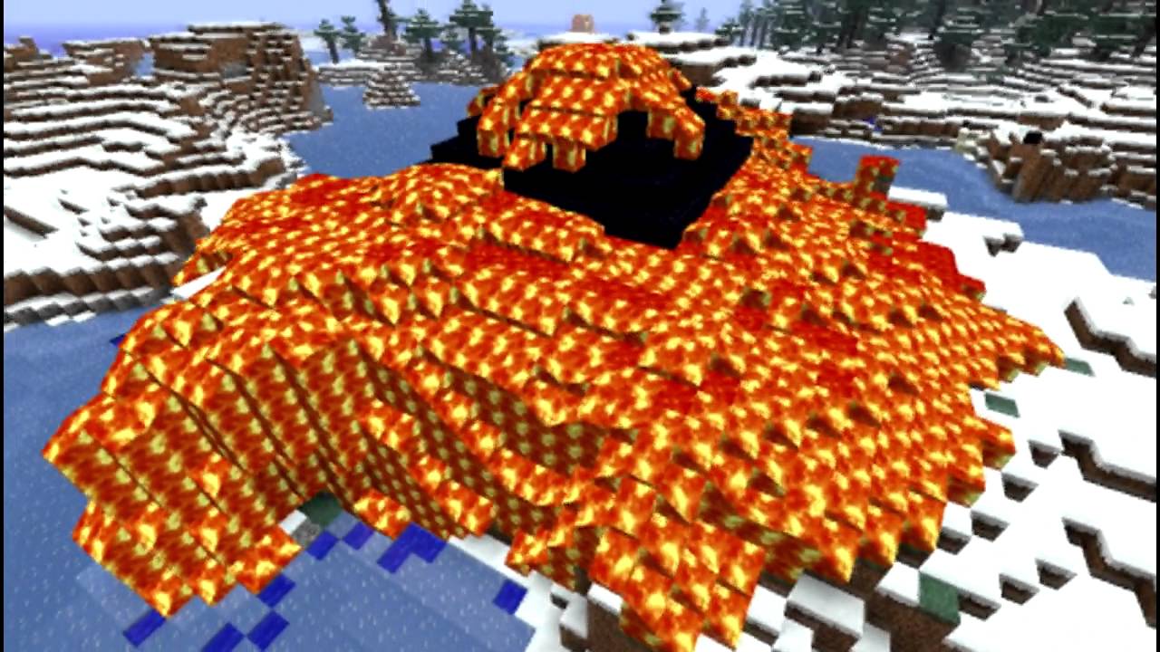 TNT Volcano Eruption - Lava FTW - YouTube