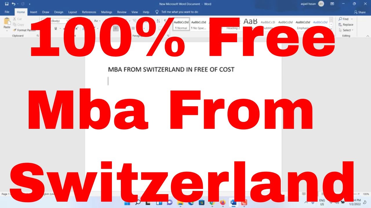 Mba From Switzerland Mba Free Admission Master Of Business In