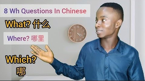 How To Ask The Wh Questions Of  Chinese 01丨Chinese Mandarin For Beginners 丨Hsk 01 Lesson 08 ep 01