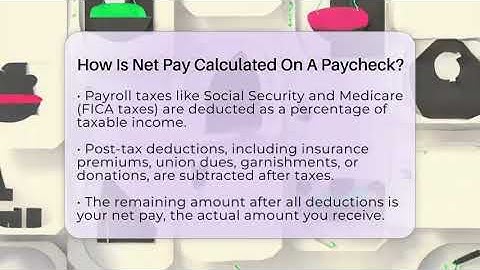 How Is Net Pay Calculated On A Paycheck? - Your Paycheck Planner